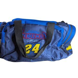 Jeff Gordon #24 Authentic NASCAR Racing Duffel Bag With Multiple Compartments &